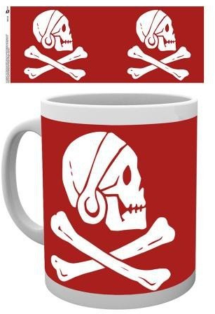 GB eye Ltd, Uncharted, crâne Rouge, Tasse, Bois, Divers, 15x10x9 cm