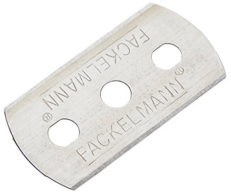 FACKELMANN Lame di Ricambio per Raschietto di Pulizia, 5 Pezzi in Acciaio Inox, 5 unità