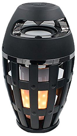Generation Fashion LED Color Changing Light Flame Atmosphere Lamp Wireless Rechargeable Portable Bluetooth Speaker USB
