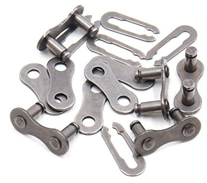 Sourcingmap 5Pcs Metal Chain Master Link Joint Clips Connectors for MTB Bike Bicycle
