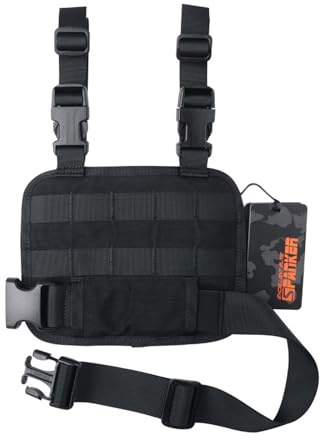 EXCELLENT ELITE SPANKER Tactical MOLLE Drop Leg Platform Universal Drop Leg Panel mit verstellbarem Gürtel und Oberschenkelgurten