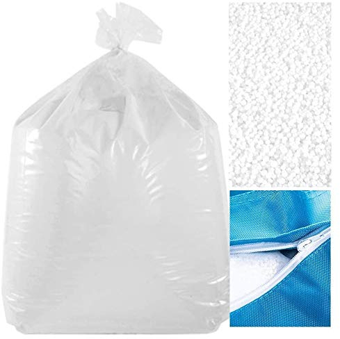 LIVEDECO - 100 L Recharge Billes de Polystyrène Neuve, Certifiées M1 Anti-FEU, pour Pouf Géant BiG52