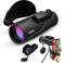 Roxant Falcon Monocular Telescope for Smartphone - 10x42 High Definition BAK4 Prism Focusing Scope - Monoculars for Adults - Includes Monocular, Phone Adapter, Mini Tripod, Case & Lens Cap