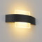 ZMH LED Wandleuchte Innen Wandlampe Wohnzimmer - Flurlampe 23.5CM Schlafzimmer Acryl Bettlampe 3000K Warmweiß 7W Schwarz Nachtlampe Modern Flur für Hotel Arbeitszimmer Treppenhaus Küche Badezimmer