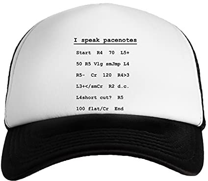 Luxogo I Speak Pacenotes - Rally Jungen Mädchen Kappe Baseball Snapback Boys Girls Cap