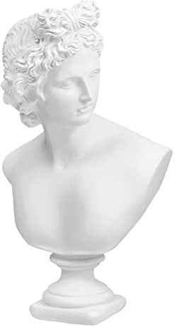 Norrclp - Statua greca di Apollo, busto classico romano, scultura mitologica greca per arredamento domestico