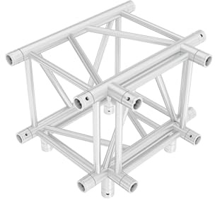 Milos Pro-40 Square G Truss - T-cross + Down 4-way QLLU40-90° corner - heavy duty - G