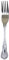Acense 12-Pack of Large Kings Patterned Stainless Steel Cutlery Forks - Suitable for Meat, Pastry, and More Forks for Your Table Setting.