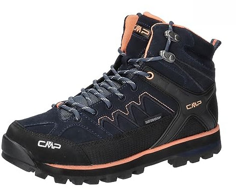 CMP Damen Moon MID WMN Shoe WP Trekking-Schuhe, Blue Ink Sunrise, 37 EU
