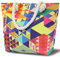 LEcylankEr Strandtasche XXL für Damen Badetasche Groß Strandtasche mit Reißverschluss Tote Bag Einkaufstaschen für Strand Reisen Schwimmbad Einkaufen (Geometrische Muster)