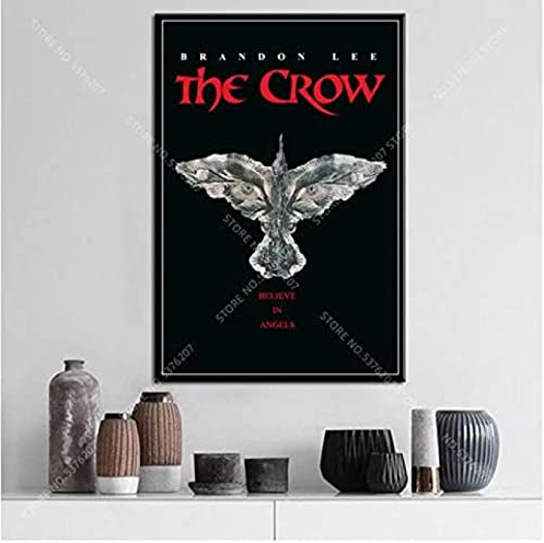 Poster The Crow Vintage Filmposter, Wandkunst, Bilder, Poster Und Drucke, Leinwandgemälde, Heimdekoration 50X70Cm Kein Rahmen