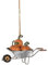 Shoeless Joe Pumpkins in Wheelbarrow Halloween Decoration