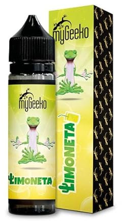 E-Líquido myGeeko Limoneta – Sabor Único de Limón y Limonada para Cigarrillo Electrónico, 50ml de Líquido, Sin Nicotina, Sin Tabaco. Combinación de Limón, Lima y Cactus.