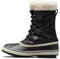 Sorel Damen Winter Carnival Boot WP wasserdichte Schneestiefel, Black, Stone, 42 EU