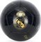 Real Madrid Ball mit goldenem Wappen, schwarz, glänzend, Größe 5, offizielles Produkt