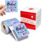 Phomemo M110/M220/M221/M200/M120/M100/M108/M150/M250/M260 Etiketten, 1.96 x 1.96（50x50 mm) Thermalkreis Farbverlaufs-Etikett für Barcode/Logo/Geschenk-Etiketten, 150 Etiketten/Rolle, Lila