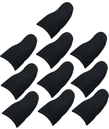 Angoily 10stücke Touchscreen Finger Sleeves Für Mobile Gaming Anti-sweat Fingerabdeckung Aus Atmungsaktivem Material Elastische Und Fingerschutz Für Verbesserte Spielerfahrung