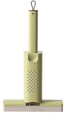 Trapeador plegable ligero giratorio, herramienta de limpieza de trapeador pequeño, trapeador colgante para limpieza del hogar, mopa plegable para espacio pequeño, fregona plegable, compacta y