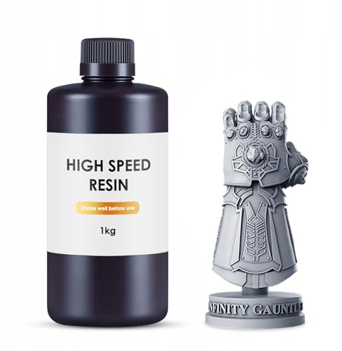 Resin Pro Hochgeschwindigkeitsharz 3 kg, Harz 3D-Drucker UV 405 nm, UV-Harz mit ausgezeichneter Flüssigkeit, Harz 3D-Drucker 4K/6K/8K LCD