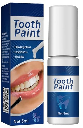 Peinture De Blanchiment Des Dent Instantanée,Vernis à Dent Serré Blanc,Blanchir Les Facilement,Élimination Des Taches De Dents,5ML