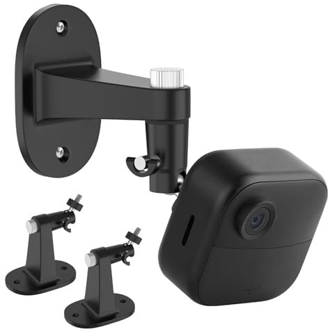 2Pack Wall Mount Bracket for Blink Outdoor 4 (4th Gen)/(3rd Gen)/All-New Blink Indoor/Blink XT/XT2, Also for Blink Mini/Mini 2, 360° Adjustable Indoor/Outdoor Camera Mount with Perfect View Angle