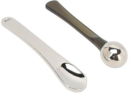 OEBUAFI Zinklegierung Augencreme Applikator Stick Erfrischte Augenkontur Massage Werkzeug Beauty Löffel