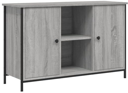 Lumanois Mobile TV Grigio Sonoma 100x35x65 cm in Legno Multistrato,Mobili,Mobili TV,26.25kg-832781