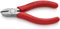 KNIPEX Seitenschneider mit Kunststoff überzogen schwarz atramentiert 110 mm, 70 11 110