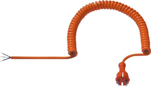 Bachmann 665.870 Schuko-Spiralzuleitung orange