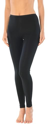 Schiesser Damen Leggings lange Unterhose - Luxury Baumwolle