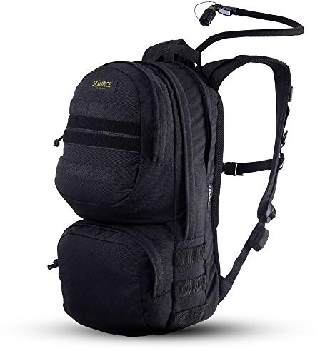 Source Herren Commander Trinkrucksack, Black, 10 L + 3 Liter