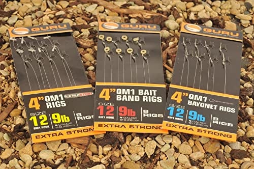 Guru 4 inch QM1 Bait Band Rigs