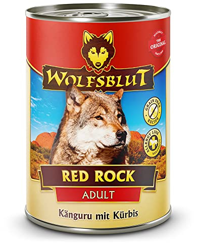 Wolfsblut - Red Rock - 6 x 395 g - Känguru - Nassfutter - Hundefutter - Getreidefrei