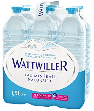 Wattwiller Eau Minérale Naturelle, 6 x 1.5L