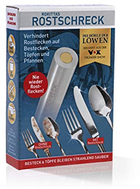 Rokitta's Rostschreck - Lot de 1 aimants antirouille pour lave-vaisselle - Empêche les taches de rouille - Pour une vaisselle éclatante