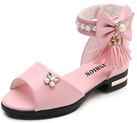 YOSICIL Sandali alla Schiava Bambina Sandali con Cinturino alla Caviglia Bambina