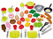 Ecoiffier- Set de Accesorios de Cocinitas con Vajilla y Alimentos, A partir de 18 meses (7600002657)