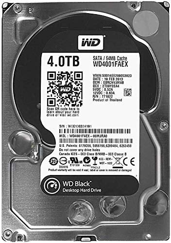 WD 4 TB 7200 RPM SATA HDD (Generalüberholt)