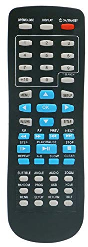 VINABTY SE-R0335 SE-R0336 Ersatz Fernbedienung Passend für Toshiba DVD Player SD2010KB SD290EKB SD291EKE SD3005KB SD3010KB SD390EKB