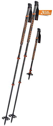Nitro Splitboardzubehör Stöcke Carbon Explorer PRO´21, Größe:OneSize, Farben:Black