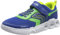 Geox J WROOM Boy Sneaker, ROYAL/Lime, 26 EU