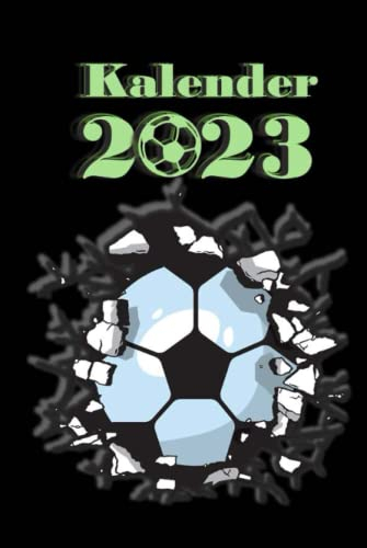 Fußballer Kalender 2023: Terminplaner mit Notizbuch für Fußballfans