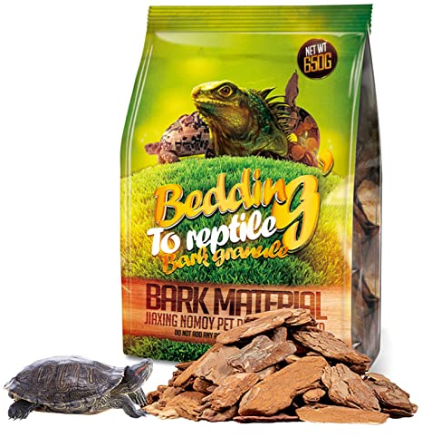 Hamiledyi Natural Pine Bark Bedding Natural Reptile Terrarium Substrat 650 g 1er Pack