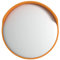 vidaXL Verkehrsspiegel, Verstellbar Konvexspiegel Spiegel, Sicherheitsspiegel für Garagen Einfahrten, Panoramaspiegel Outdoor, Orange Ø30 cm Polycarbonat