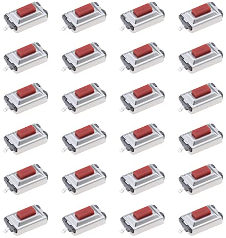 100pcs Micro Interrupteur Tactile Bouton Poussoir Interrupteur Tact pour Voiture Bateau Lumière Tapis Roulant TV Instrument Équipement Électrique SMD 6x3x2.5mm