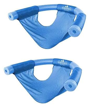 Anloximt 2Pack nouille Piscine Piscine Flottante Siège nouille Piscine Siège en U Chaise Longue Piscine Gonflable Chaise Flottante d'eau(Le bâton en Mousse n'est Pas Inclus)
