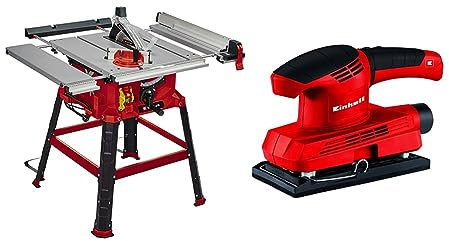 Einhell Sierra de mesa circular TC-TS 2225 U + TH-OS 1520 - Lijadora orbital