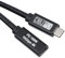 CABLETEX Cavo di prolunga USB C 50 cm – Cavo monitor USB 3.2 Gen2, 100 W Power Delivery, 10 GBit/s, per schermi Thunderbolt 3, ricarica, trasmissione video e audio