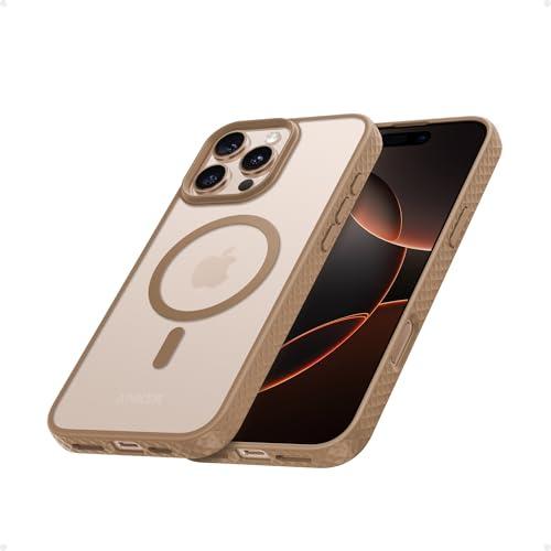 Anker MagGo Matt magnetische Handyhülle für iPhone 16 Pro Max, Ultra-schlanke, Kratzfeste und robuste Schutzhülle, iPhone Case kompatibel mit MagSafe, Mattes Case nur für iPhone 16 Pro Max