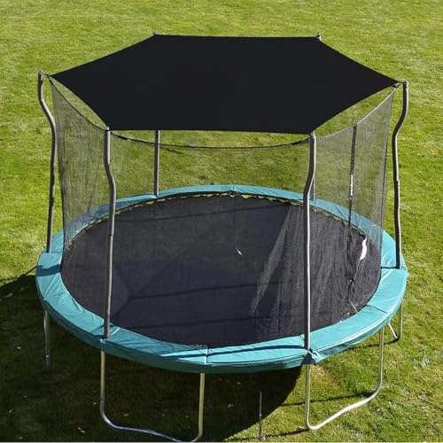 Sonnenschutz Trampolin Zelt Abdeckung, Ø 183 244 305 366 427 cm Trampolin Überdachung Abdeckung, T-rampolin Sonnenschutz A-bdeckung, UV-resistent & wasserdichte Trampolinzubehör (183cm)